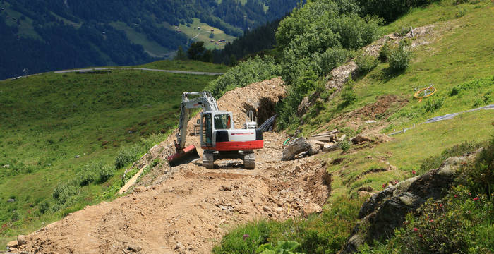 Beschneiungsanlagen sind Grossbaustellen